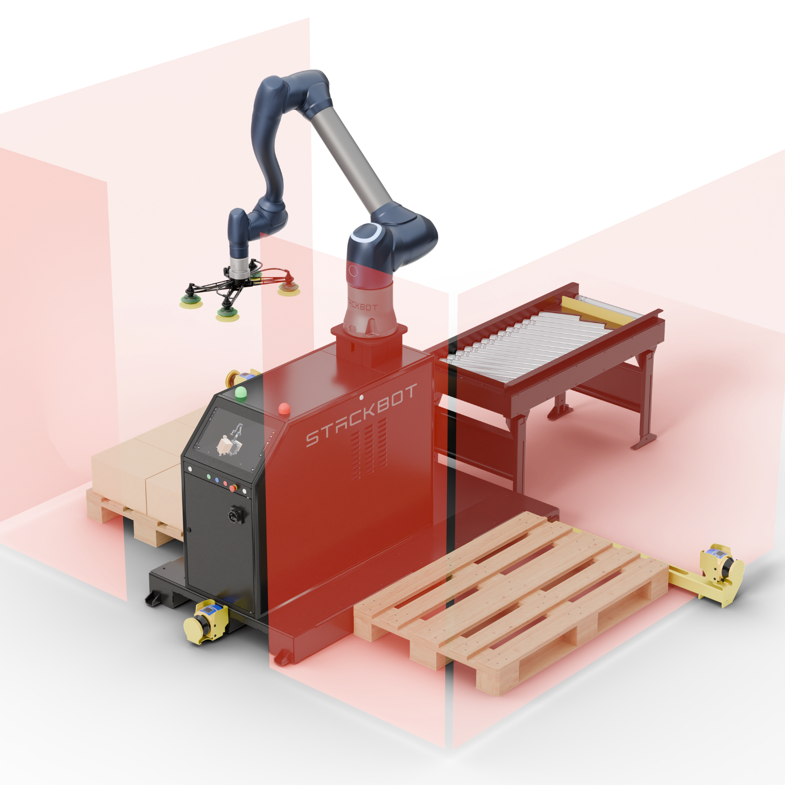 Sistem Stackbot paletizare automata