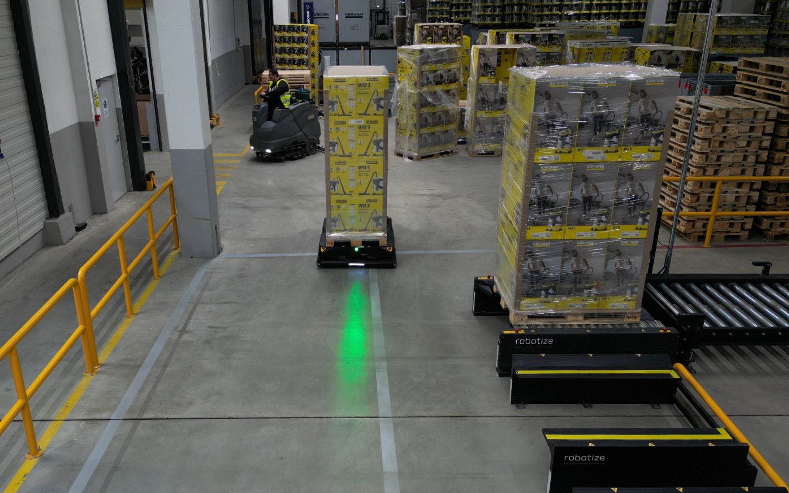 Robotize GoPal® in operare — context operational real