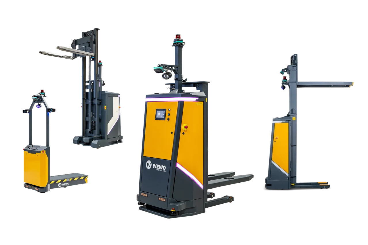 WEWO Techmotion — gamă AGV pentru automatizarea fluxurilor interne